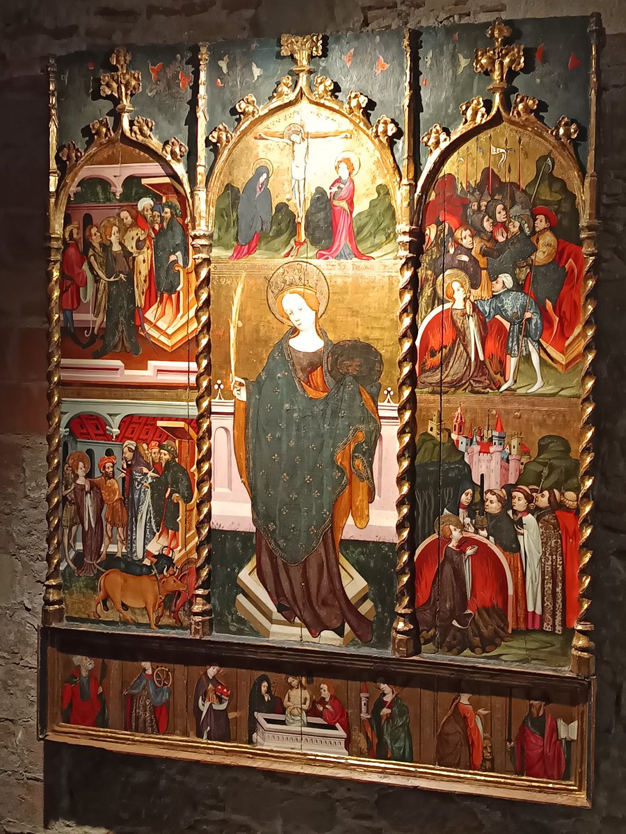 jbarceloprats's tweet image. Avui he tingut l&apos;oportunitat d&apos;impartir una classe del màster en cultures medievals de la @UniBarcelona. Però no ha estat un classe qualsevol, ja que s&apos;ha realitzat a l&apos;Hospital de Sant Saver. Gràcies al prof. @toniconejo72, @IRCVM i als responsables de la col·lecció Casacuberta.