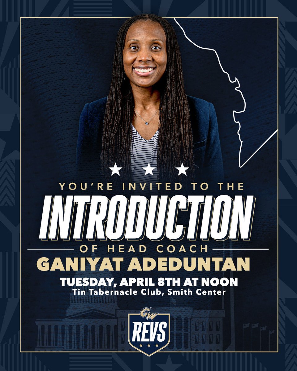 RSVP to buffblue@gwu.edu. See you there. #RaiseHigh