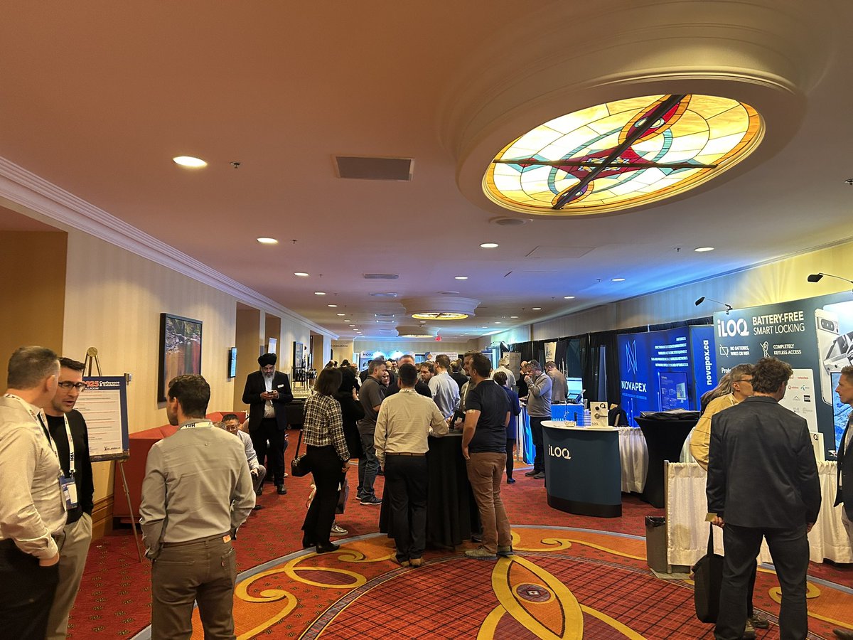 STAC_CSPA's tweet image. 🎉 Now, it&apos;s time to unwind at the annual Welcome Reception!
 
Special thanks to reception sponsors, @Almvoy &amp;amp; Seguin Morris, and to all our exhibitors for showcasing the latest advancements in tower safety &amp;amp; telecom infrastructure.
 
#STAC2025