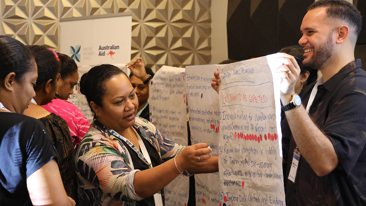 We’re proud to announce the release of the #PacificWomenLead Annual Progress Report.

Powered by stakeholder feedback 💪🏽the report looks at the progress, impact and key learnings from our third year of implementation.

🔗Read the full report at: shorturl.at/ethAx