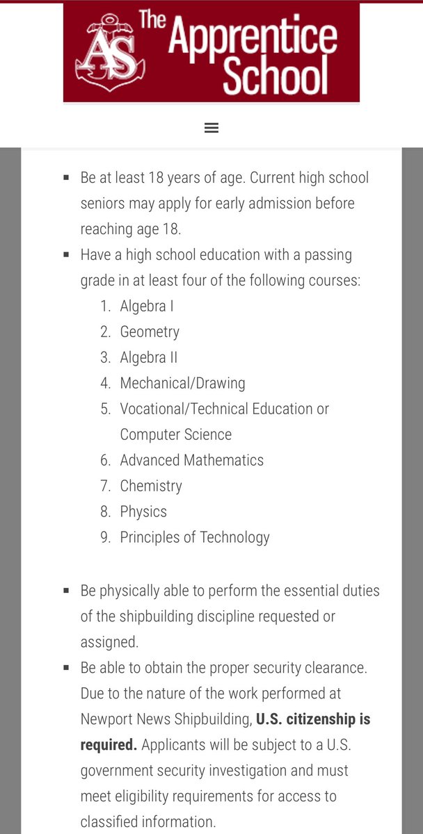 Requirements for our school consist of passing at the minimum 4 of these courses: