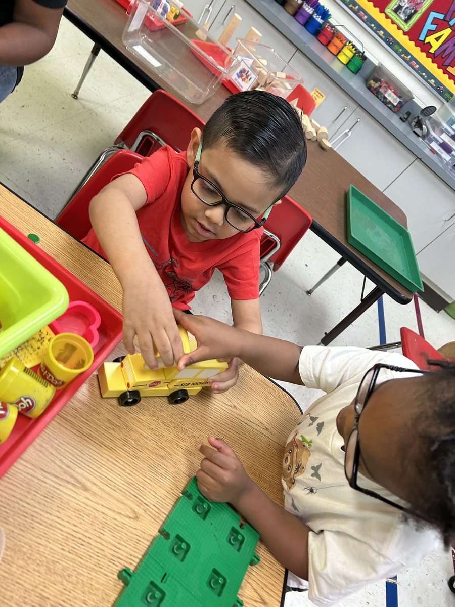 Misty Alexander (@mistyalexatl) on Twitter photo Practicing our cooperative play skills because building an entire school bus is simply not a one man job! Practicing our cooperative play skills because building an entire school bus is simply not a one man job!
