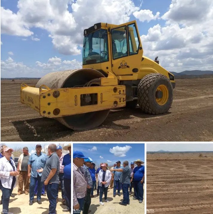 AHORA MISMO en el parque Solar de Tuinucú en el municipio #Taguasco de #SanctiSpíritusEnMarcha inicia la etapa de la construcción civil con la perforación de los pilarotes de la base de los inversores <a href="/DiazCanelB/">Miguel Díaz-Canel Bermúdez</a> .