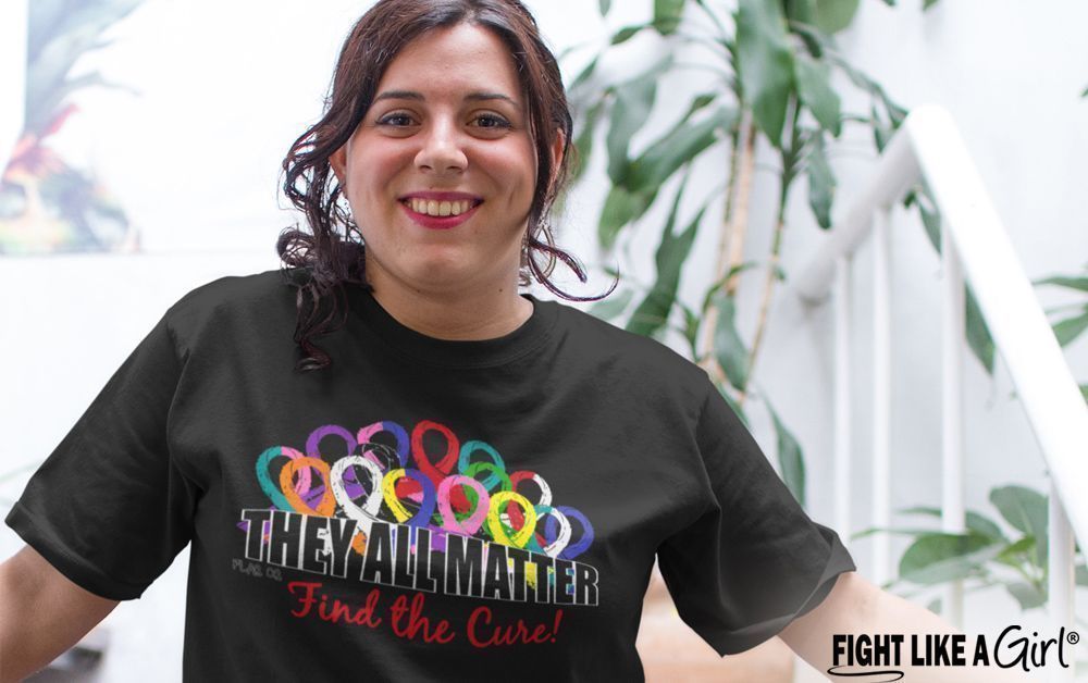 fightlikeagirl's tweet photo. Spread the important message that awareness for all cancers and other life-threatening or life altering diseases matter with our They All Matter Find the Cure unisex shirts.

To purchase on Amazon, click the link below.
https://t.co/kaPjvPUCRx 
#ad https://t.co/tuxRgYcSY3