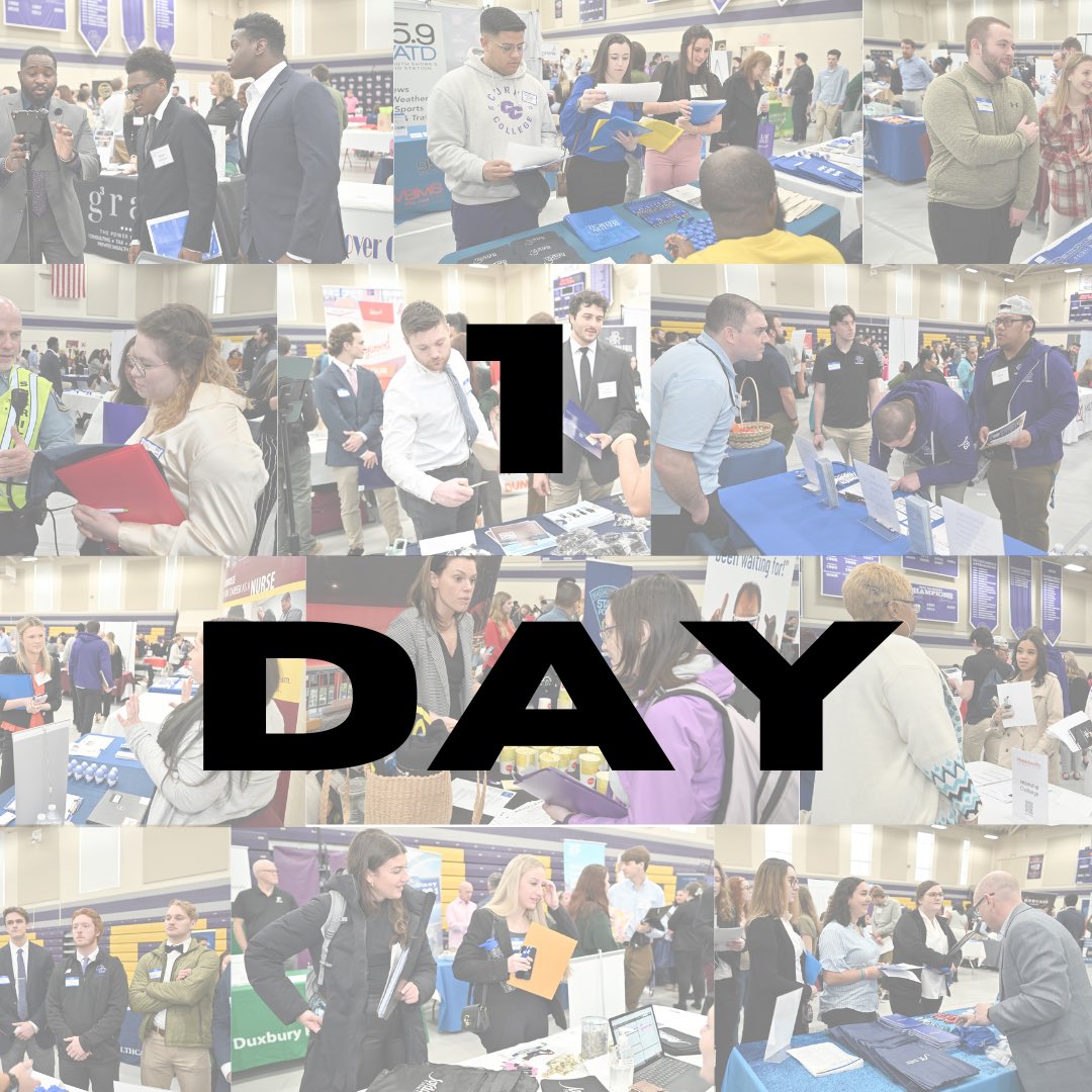 TOMORROW! 2:30 TO 4:30 IN KATZ GYM! BE THERE OR BE 🟥! 

Don’t forget your resume and business casual/professional attire! Check out all the details at the link in our bio.
