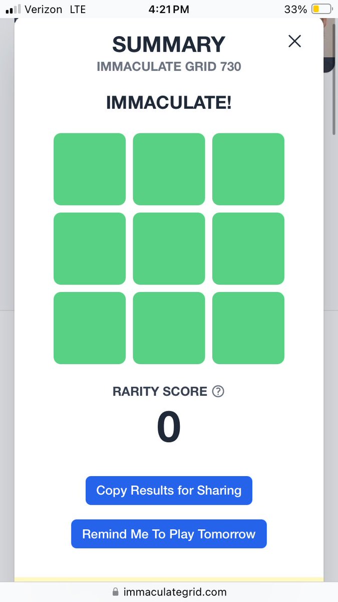 Thanks <a href="/PurdueBaseball/">Purdue Baseball</a> for an “immaculate” <a href="/immaculategrid/">Immaculate Grid</a> day.