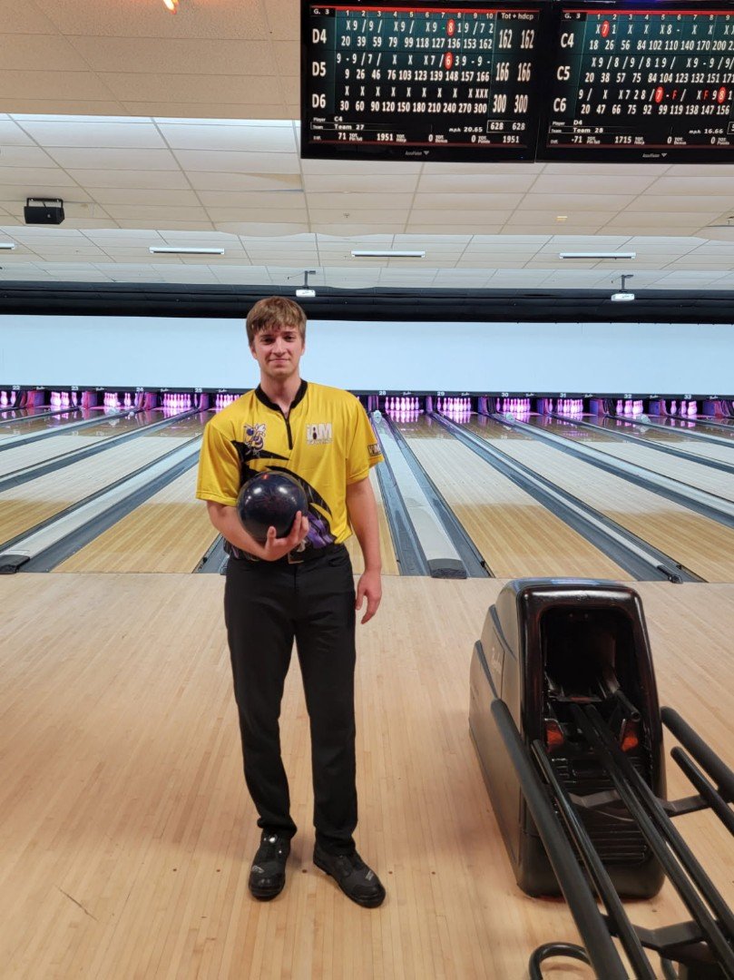 jacketsbowling's tweet photo. Grant Pendergraft bowled a perfect game today in the LHSAA playoffs. https://t.co/UPaYDlekjE