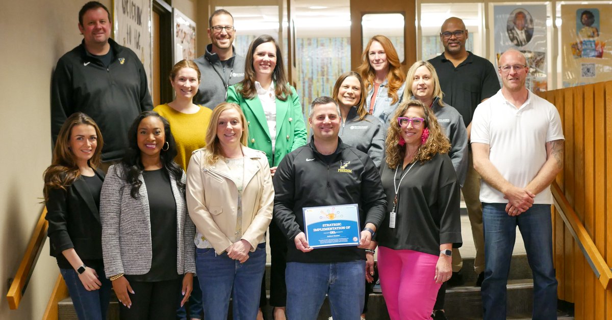 BethlehemAreaSD's tweet photo. Last week, @IXLlearning visited Freedom HS to honor teacher Andrew Kramer for his Strategic Implementation of IXL in Special Ed. Congrats! #BASDproud #IXLRecognition @basdfreedom #ixl https://t.co/DI5PKasN6X