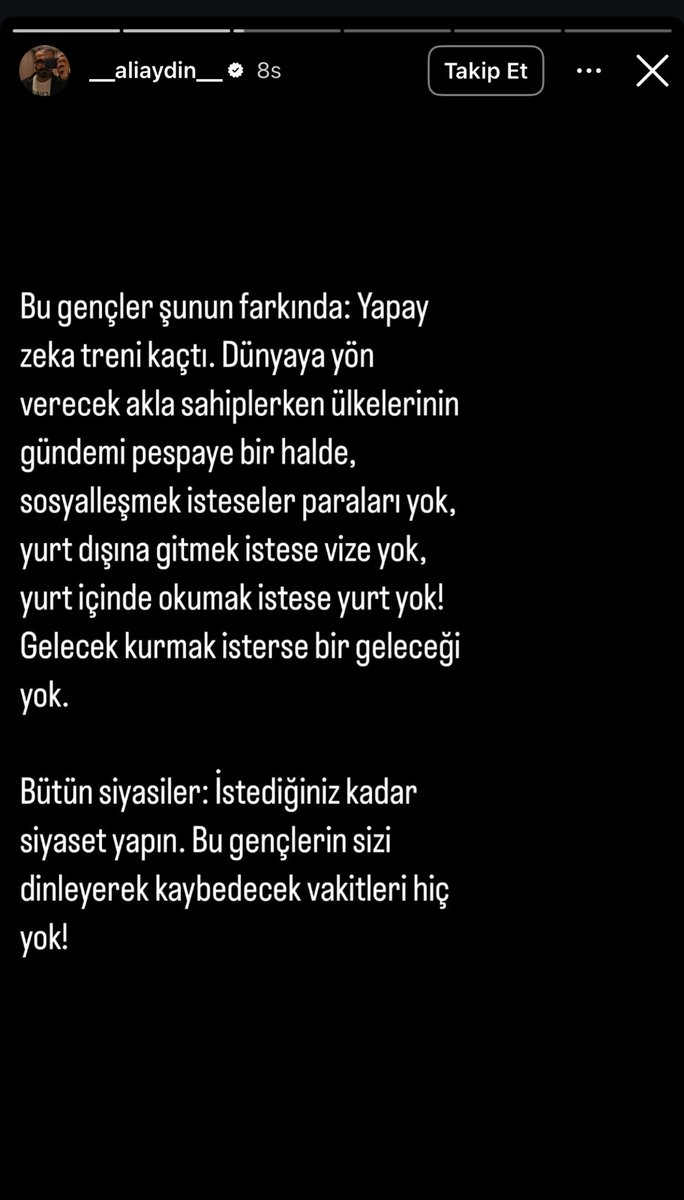 vaziyetcomtr's tweet photo. Ali Aydın:

“Bu gençler, demokratik haklarıyla ve zekalarıyla kimi gerizekalıları şoke ettikleri için haliyle kimi ilgi arsızlarının ağzını sulandırıyorlar.” https://t.co/4vZ6B8VwvA