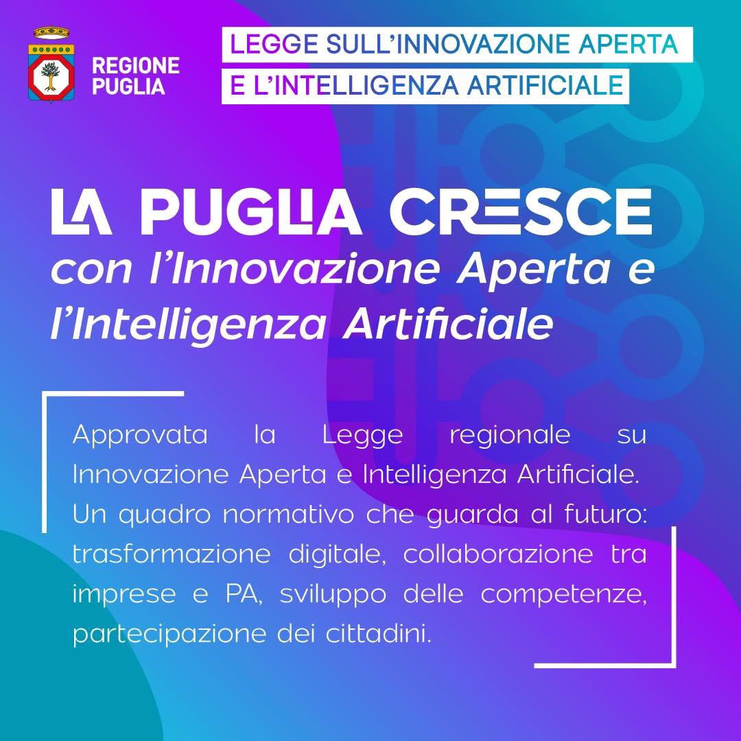 ADelliNoci's tweet photo. @RegionePuglia #Artificial_Intelligence #openinnovation https://t.co/fkvOsQt72e