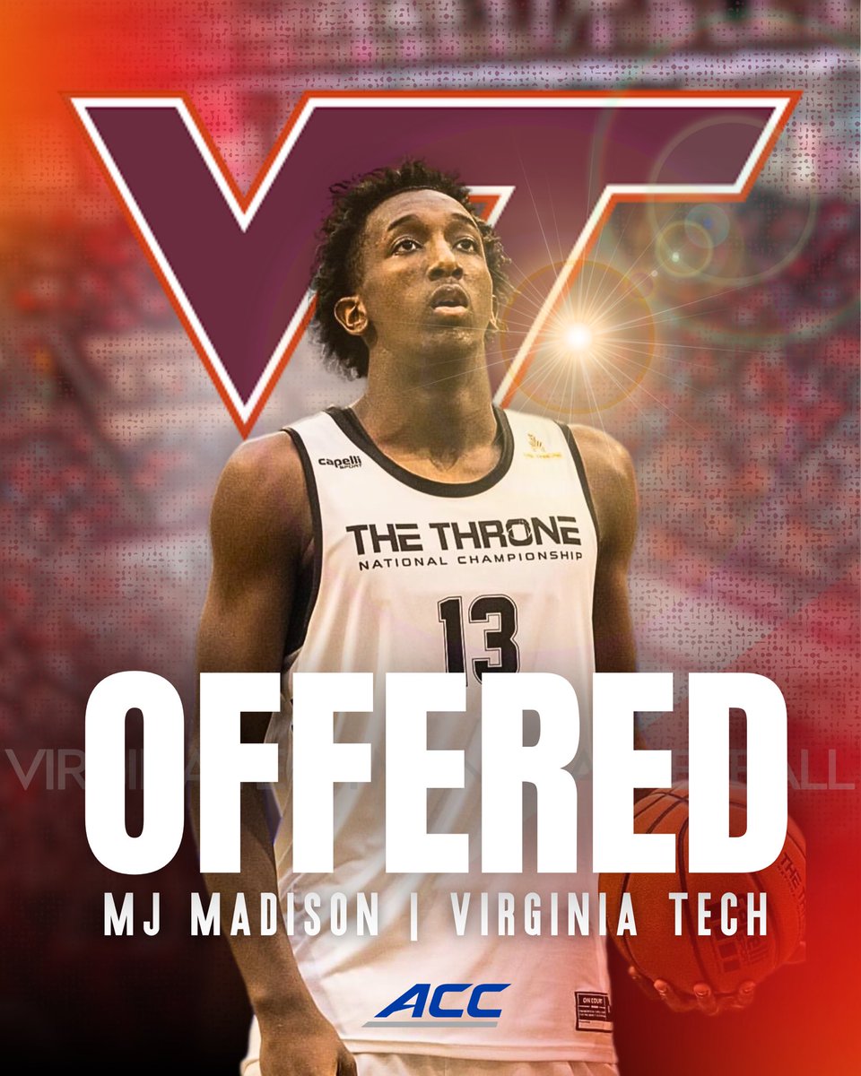 Blessed to receive an offer from Virginia Tech #AGTG #GoHokies