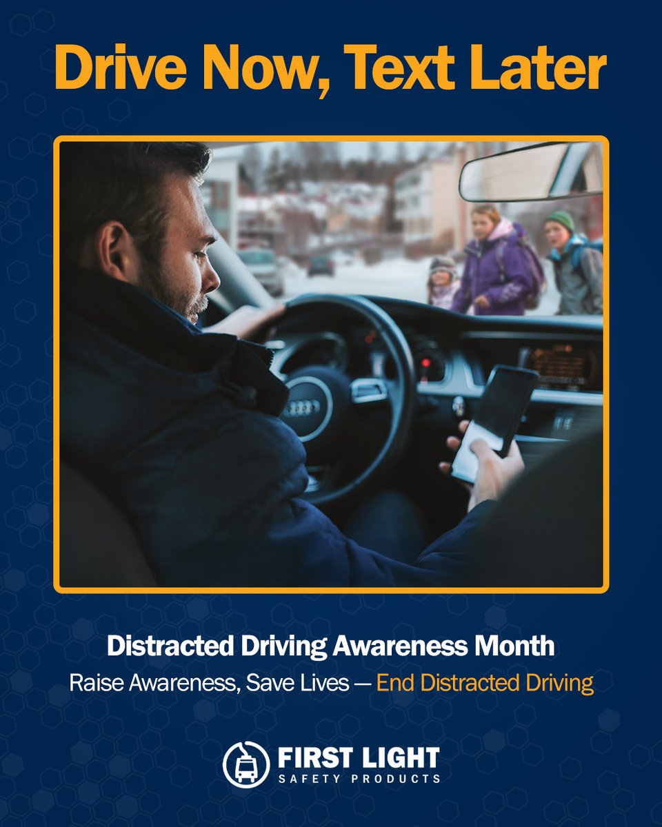 Distracted driving is one of the leading causes of 45M+ illegal school bus passings. At First Light, we’re fighting back with our proven life-saving technology to cut through distractions. 

April is Distracted Driving Awareness Month, let’s pledge to #DriveNowTextLater.