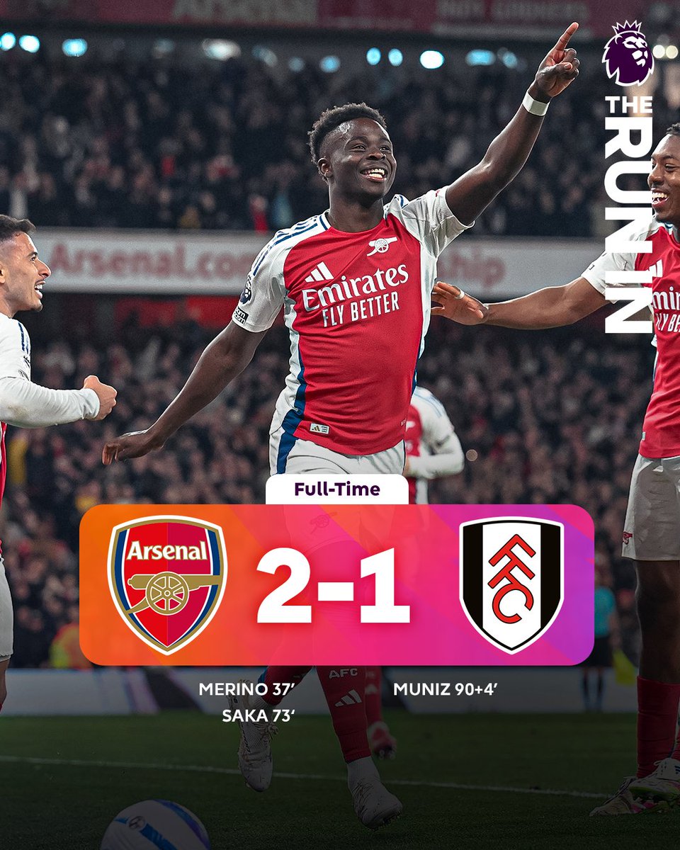 Bukayo Saka scores on his return to secure three points for <a href="/Arsenal/">Arsenal</a> 🔴

#ARSFUL