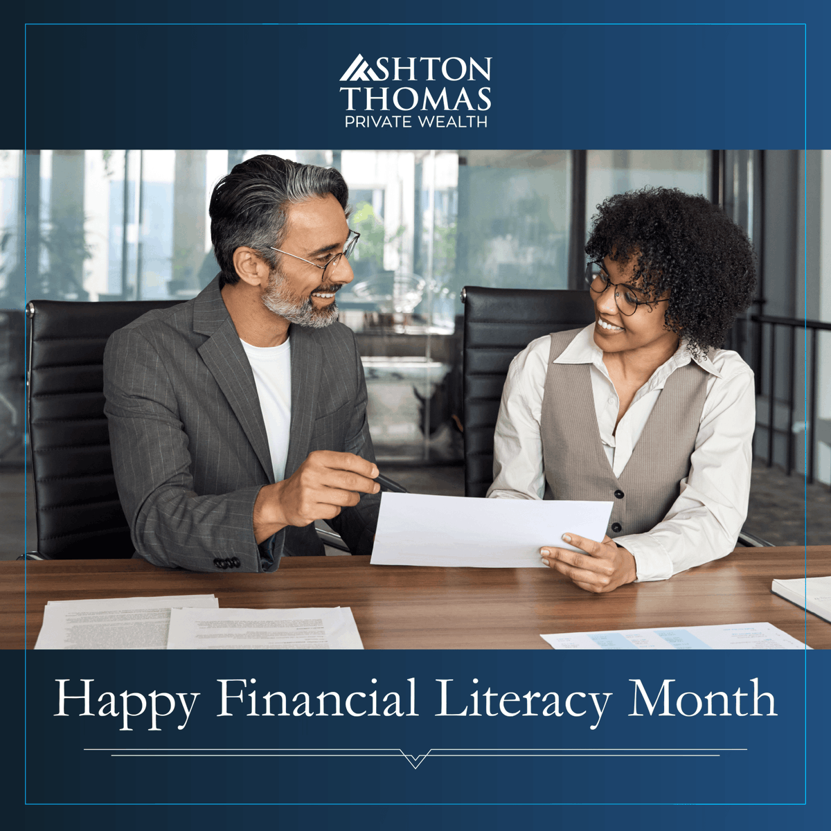 April is Financial Literacy Month! Ready to take control of your financial future? We're here to empower you with the knowledge and tools to make informed financial decisions. Whether you're planning for tomorrow or managing your wealth today, knowledge is power.

Stay with us