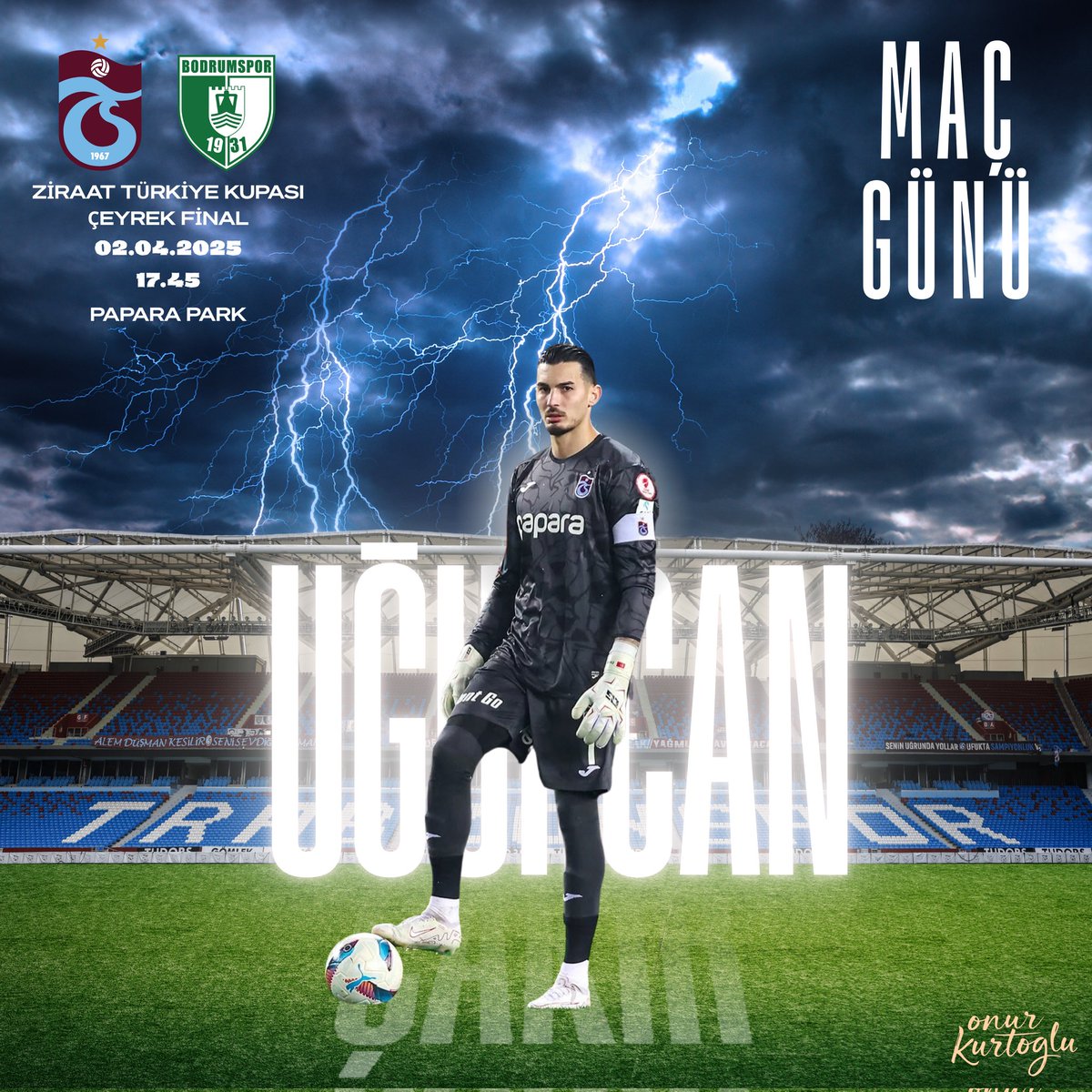 Trabzonspor Maç Günü Tasarımı 🔴🔵