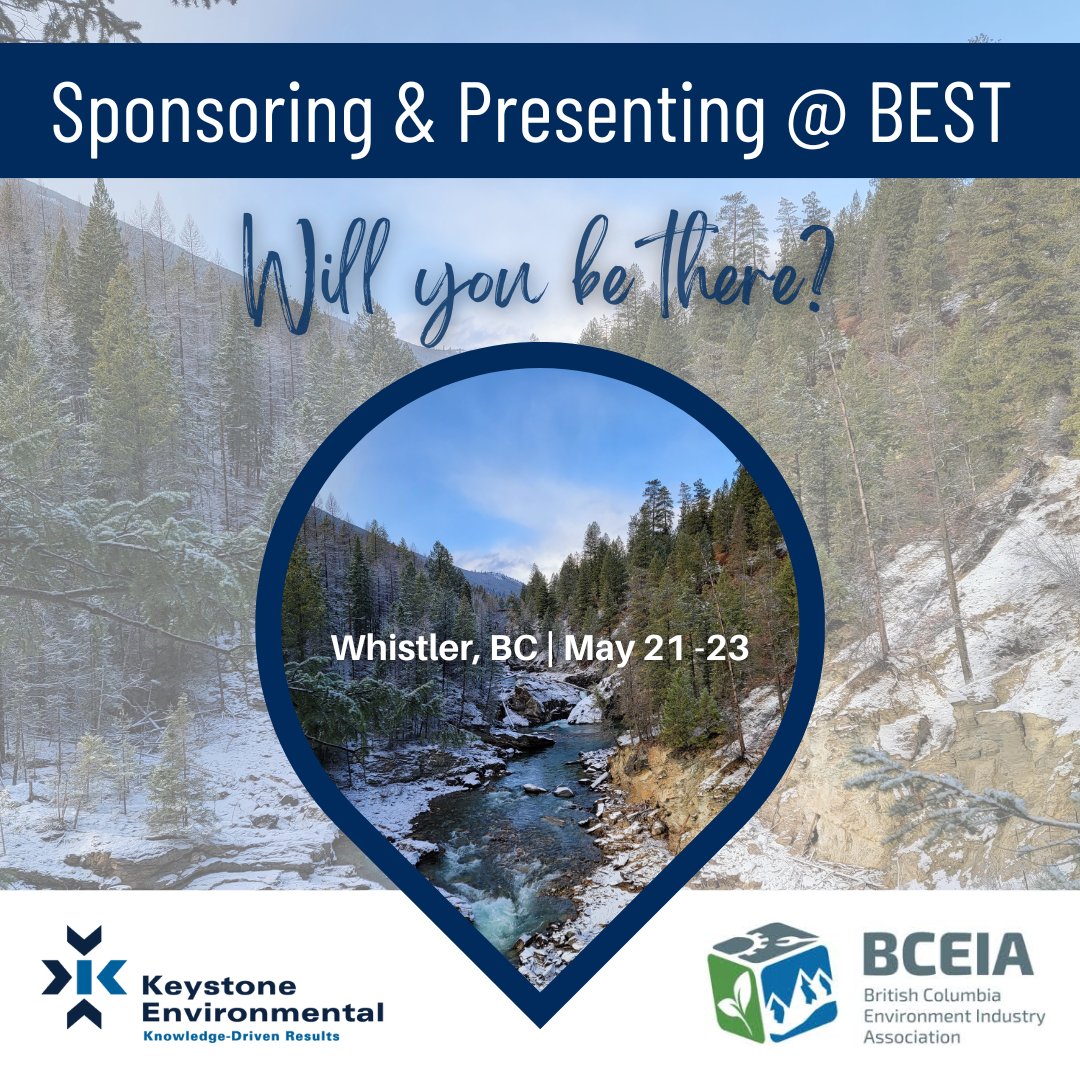 KeystoneEnv (@keystoneenv) on Twitter photo Are you attending the <a href="/BCEIA_/">BCEIA 🌄 BEST 2023 Conference - May 10 to 12</a> BEST Conference?
#KeystoneEnvironmental is proud to sponsor the Indigenous Workshop & present on Construction Dewatering challenges in the Lower Mainland. Join us in #Whistler for an engaging event!
#BESTConference #EnvironmentalConsulting Are you attending the <a href="/BCEIA_/">BCEIA 🌄 BEST 2023 Conference - May 10 to 12</a> BEST Conference?
#KeystoneEnvironmental is proud to sponsor the Indigenous Workshop & present on Construction Dewatering challenges in the Lower Mainland. Join us in #Whistler for an engaging event!
#BESTConference #EnvironmentalConsulting