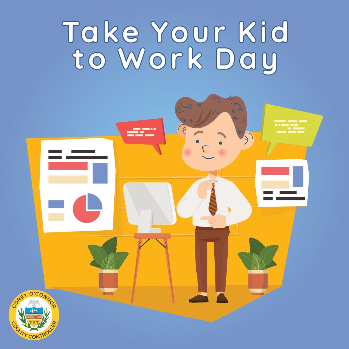 It's #TakeYourKidToWorkDay! 👩‍💻👨‍💻 Today’s the perfect opportunity to inspire the next generation and show them what we do. Let’s spark their curiosity and creativity!