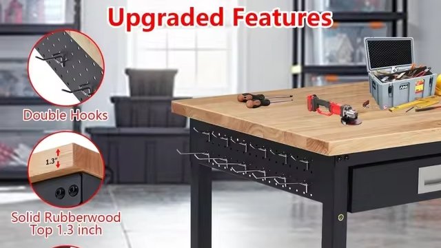 TheSheShed66393's tweet image. Upgrade Your Workspace with Our 48” Adjustable Workbench! Featuring adjustable height, a spacious drawer &amp;amp; wheels!

Shop now  thesheshedshop.com/product/48-adj…

#Workbench #GarageEssentials #AdjustableWorkbench #HomeImprovement #CraftingStation #WorkSmart #QualityTools #ToolOrganization