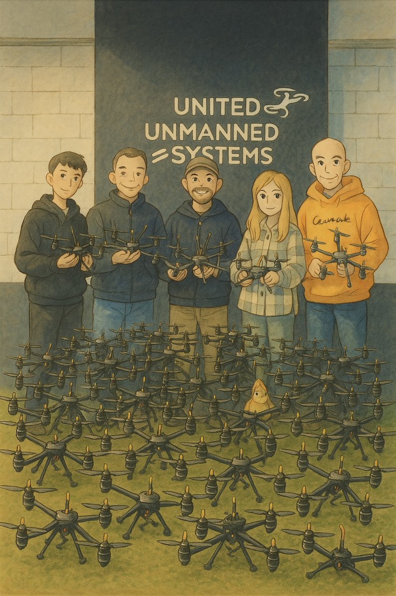 Unmanned_UUS's tweet image. We are a high tech company producing drones, but we also have a great sense of humor! So let us start with a report of our drones delivery... being ghiblified! Wanna donate for our secret production of drones for Ukraine? 👉paypal.com/donate?campaig…
📷