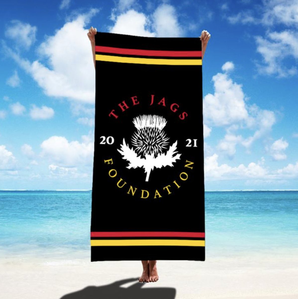 Jags_Foundation's tweet photo. If you don't want to end up soaked at Cappielow next season, then what you really need is a TJF #OverSandAndSea beach towel ποΈ to dry off!
π΄ 160 already sold
π‘ Very limited stock left
π΄ Secure yours now ahead of the Easter and Summer holidays
More ‡οΈ
https://t.co/ygS7iHM2rK https://t.co/DStwyESDMc