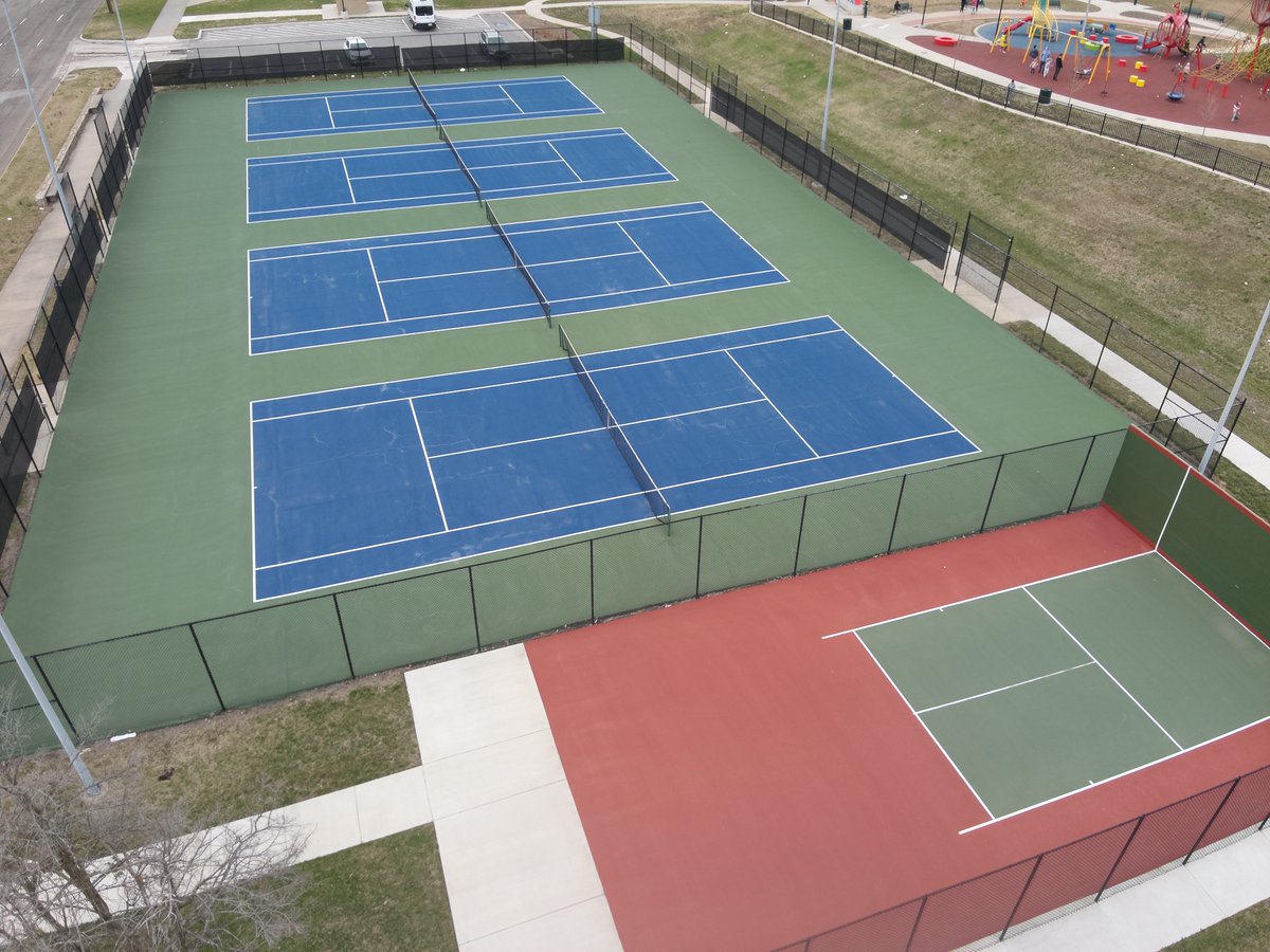 MLK Park is now safer and more enjoyable for everyone!
Improvements include:
✅ New &amp; Expanded Parking Lot
✅ Resurfaced Tennis and Handball Courts
✅ Improved Walkways &amp; ADA Access
✅ New Landscaping &amp; Lighting
Learn more at kcparks.org.