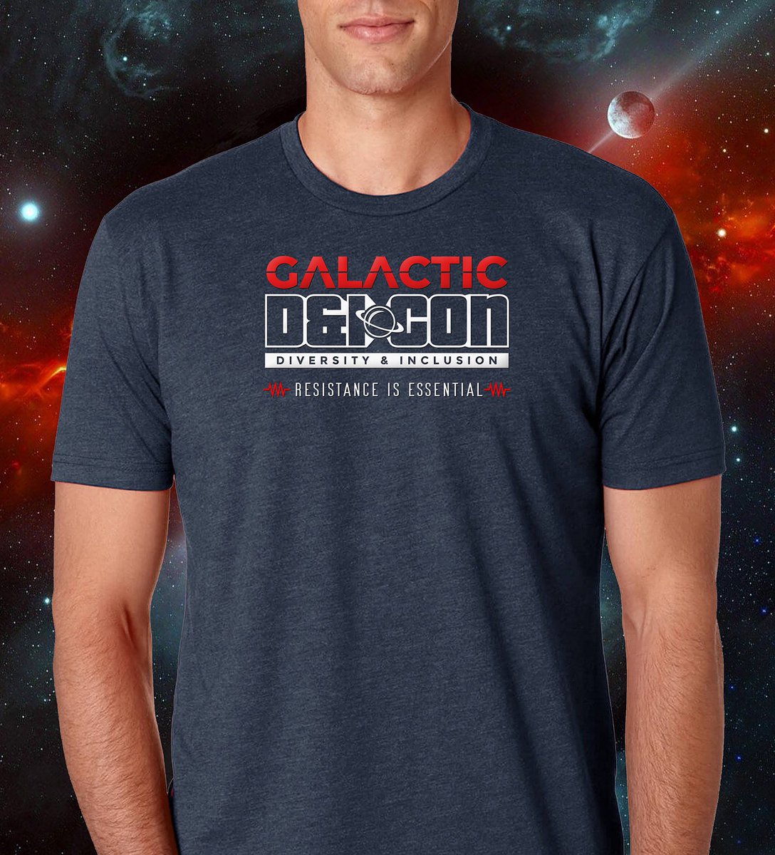 TheCinemaSource's tweet photo. #dnicon2025 Official T-Shirt: https://t.co/Xik6V6rtGr… Our new tagline encapsulates the spirit of this year’s convention, “RESISTANCE IS ESSENTIAL” Defy the Borg-like forces of assimilation &amp; prove that diversity &amp; equality are unstoppable!!! TIX: https://t.co/kQ4Y7zodnR https://t.co/SVIom75n78