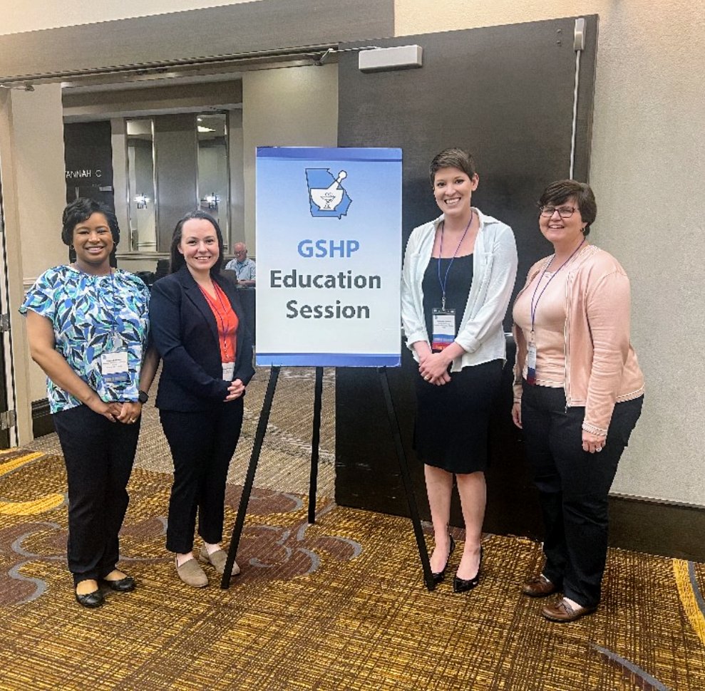Congratulations to our residents and preceptors who presented at the Spring GSHP meeting in Savannah last weekend!

Everyone did a great job!
