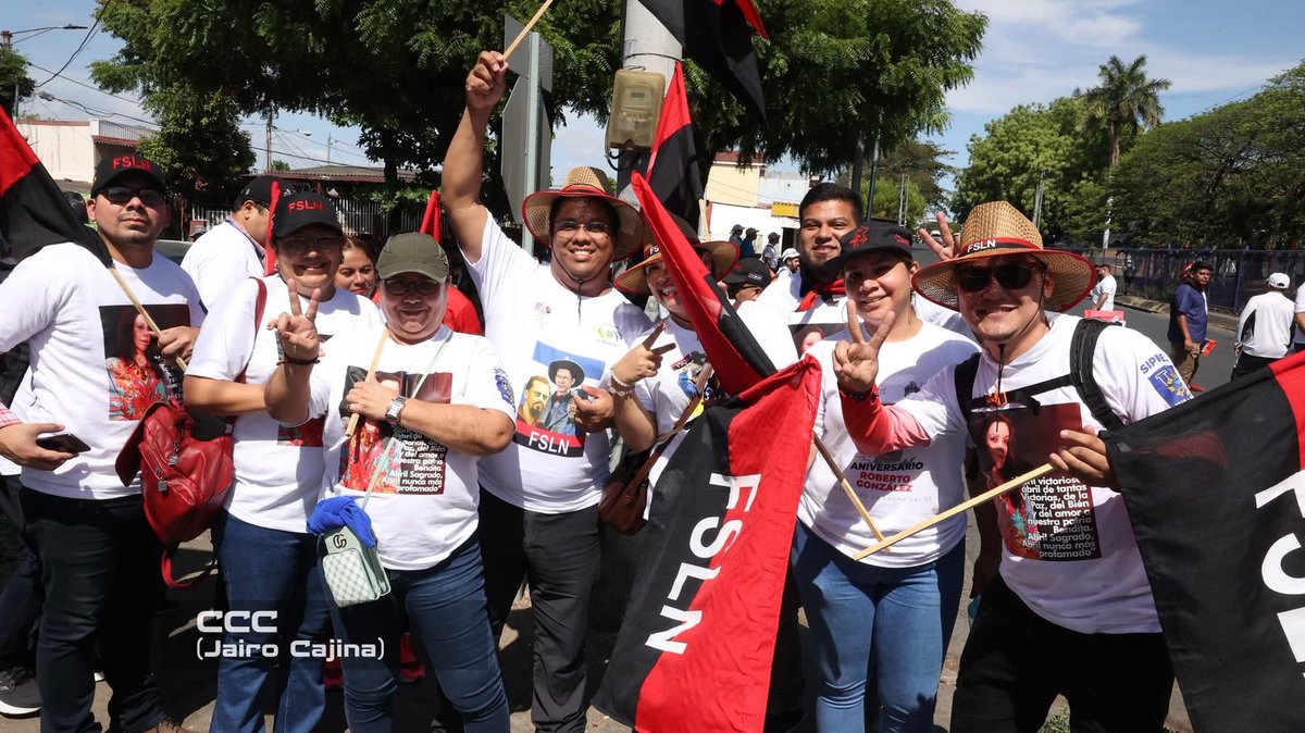 #Nicaragua // Previo a la Caminata Pueblo Victorioso en #Managua, Defendemos la Paz ✊🕊️🇳🇮

#FslnAbrilVictorioso
#NoPudieronNiPodrán

<a href="/VivaNicaragua13/">Viva Nicaragua</a> <a href="/el19digital/">El 19 Digital</a> <a href="/Canal2Nicaragua/">Canal 2</a> <a href="/Canal4Ni/">Canal 4 Nicaragua</a> <a href="/canaltn8/">TN8 Nicaragua</a> <a href="/nuevaya/">La Nueva Radio YA</a> <a href="/db_nicaragua/">BARRICADA - Nicaragua</a>
