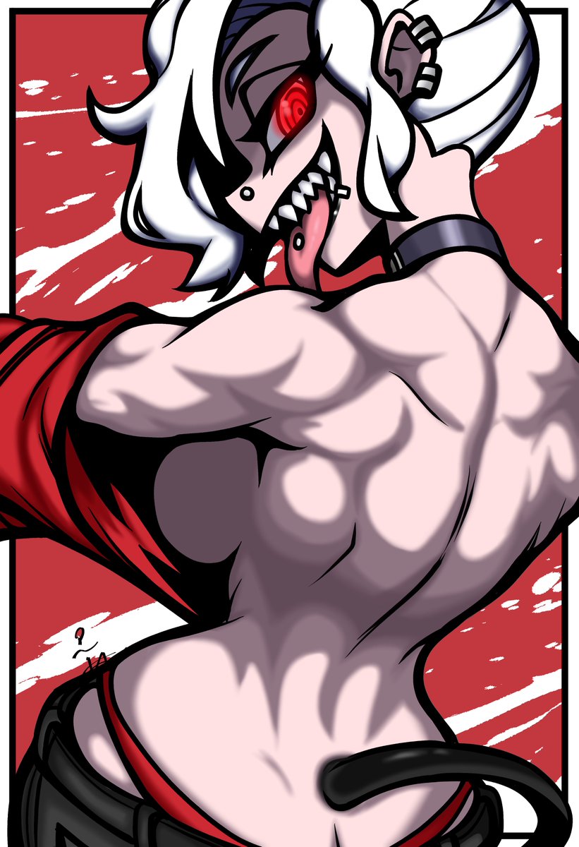 More than a peek-
- Zdrada Helltaker &lt;3
#helltaker #helltakerart #helltakerfanart #art #doodle #fanart #zdrada