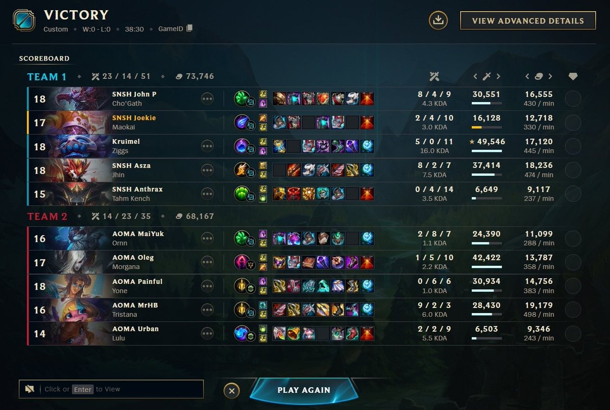 Boomer FC is back

GG <a href="/AomaEsports/">A One Man Army</a>