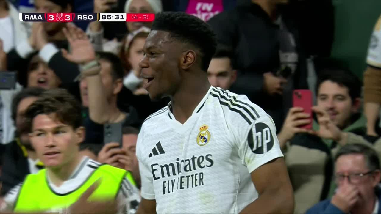 ANOTHER GREAT ESCAPE FOR REAL MADRID!!AFTER GOING DOWN AND ON THE BRINK OF ELIMINATION, THEY SCORE TWICE IN FIVE MINUTES AND ARE MOMENTS AWAY FROM THE COPA DEL REY FINAL!! 🤯