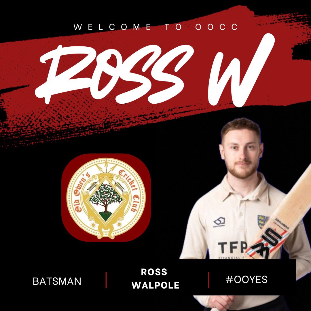 OldOwenscc's tweet photo. βοΈπβ¦
π Welcome Ross! π
Our very own Mr 360 with the bat, we canβt wait to see Ross dancing at the crease at Fortress Coopers Lane π° πΊπ»
#Mr360
#OOYes
#SwipeRight https://t.co/aMbovTp0U8