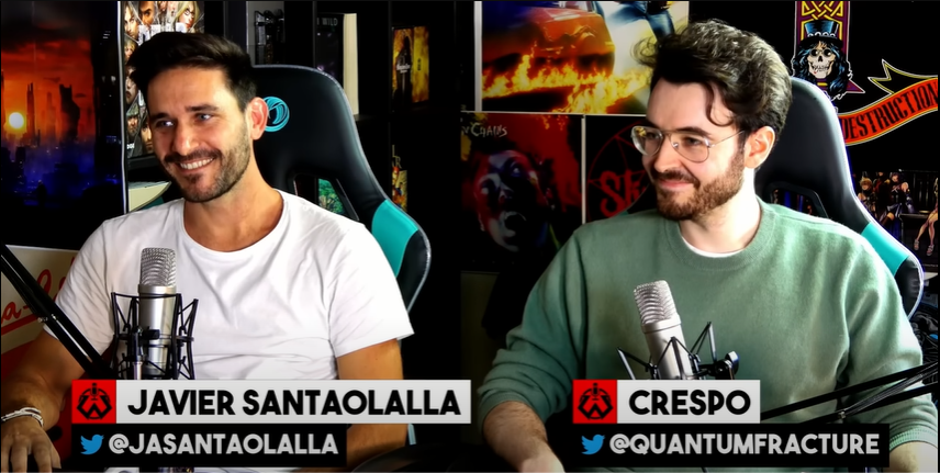 📍 Hoy, tras la tertulia #323...

📊 Nacho ha alcanzado las 9 apariciones con +31h 31min

📊 Óscar ha alcanzado las 19 apariciones con +75h 37min

📊 Josebas ha alcanzado las 23 apariciones con +80h 53min

▫️ Hoy, hace 4 años, se estrenó la entrevista #50 con Santaolalla y Crespo