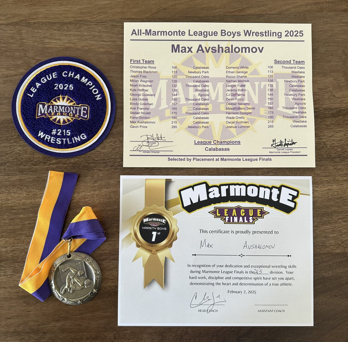 Max Avshalomov (@maxavsha) on Twitter photo 1st Team All Marmonte League as a team and as an individual.
22-7 ALL wins by Pin or Technical Fall
6’0 220lbs LB/ATH c/o 2026 Still looking for a home! <a href="/CalabasasFtball/">Calabasas High School Football</a> <a href="/CHS_Coyotes/">Calabasas Athletics</a> 1st Team All Marmonte League as a team and as an individual.
22-7 ALL wins by Pin or Technical Fall
6’0 220lbs LB/ATH c/o 2026 Still looking for a home! <a href="/CalabasasFtball/">Calabasas High School Football</a> <a href="/CHS_Coyotes/">Calabasas Athletics</a>