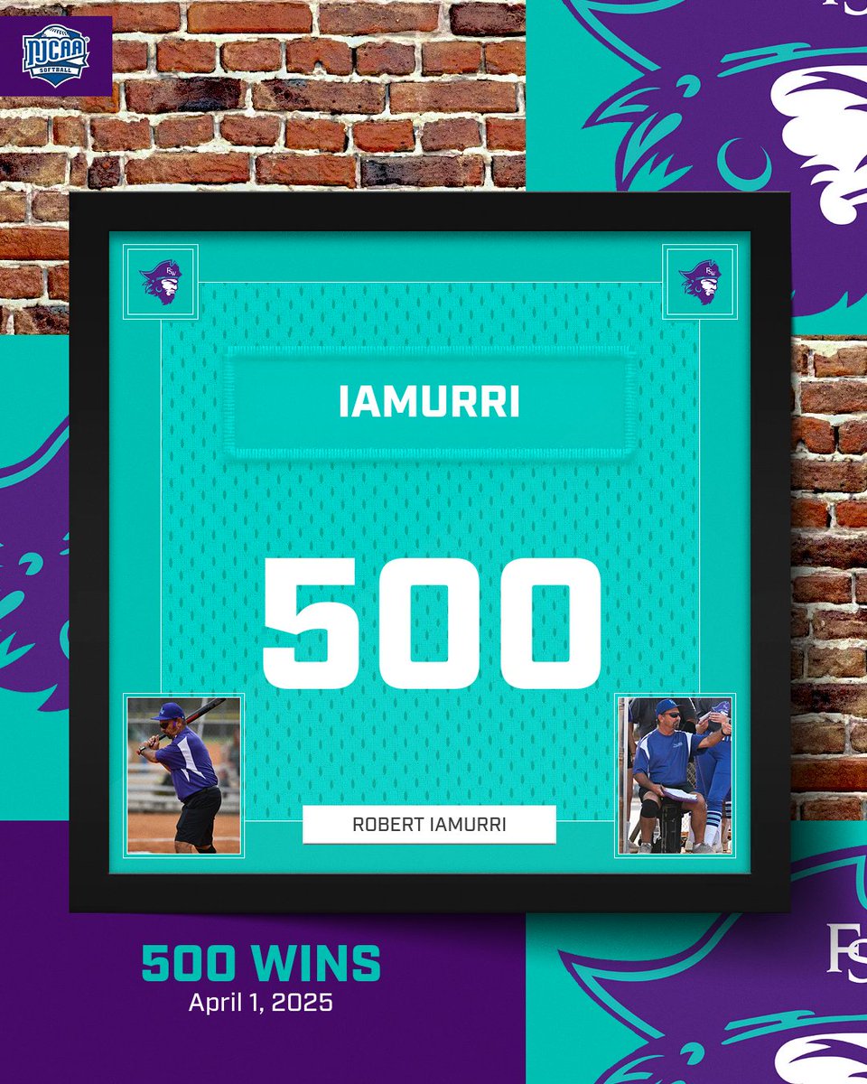 Congrats to Bucs Head Coach Robert Iamurri for winning his 500th career game today.  Iamurri has compiled a 500-59 overall record in 9 1/2 years with the Bucs, good for an .895 winning percentage!