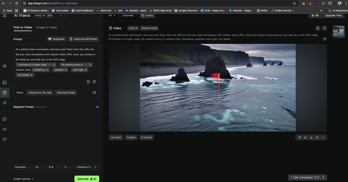 code_with_Felix's tweet image. Explored Text to Video generation using app.klingai.com #ALX_AiSK

@alx_africa