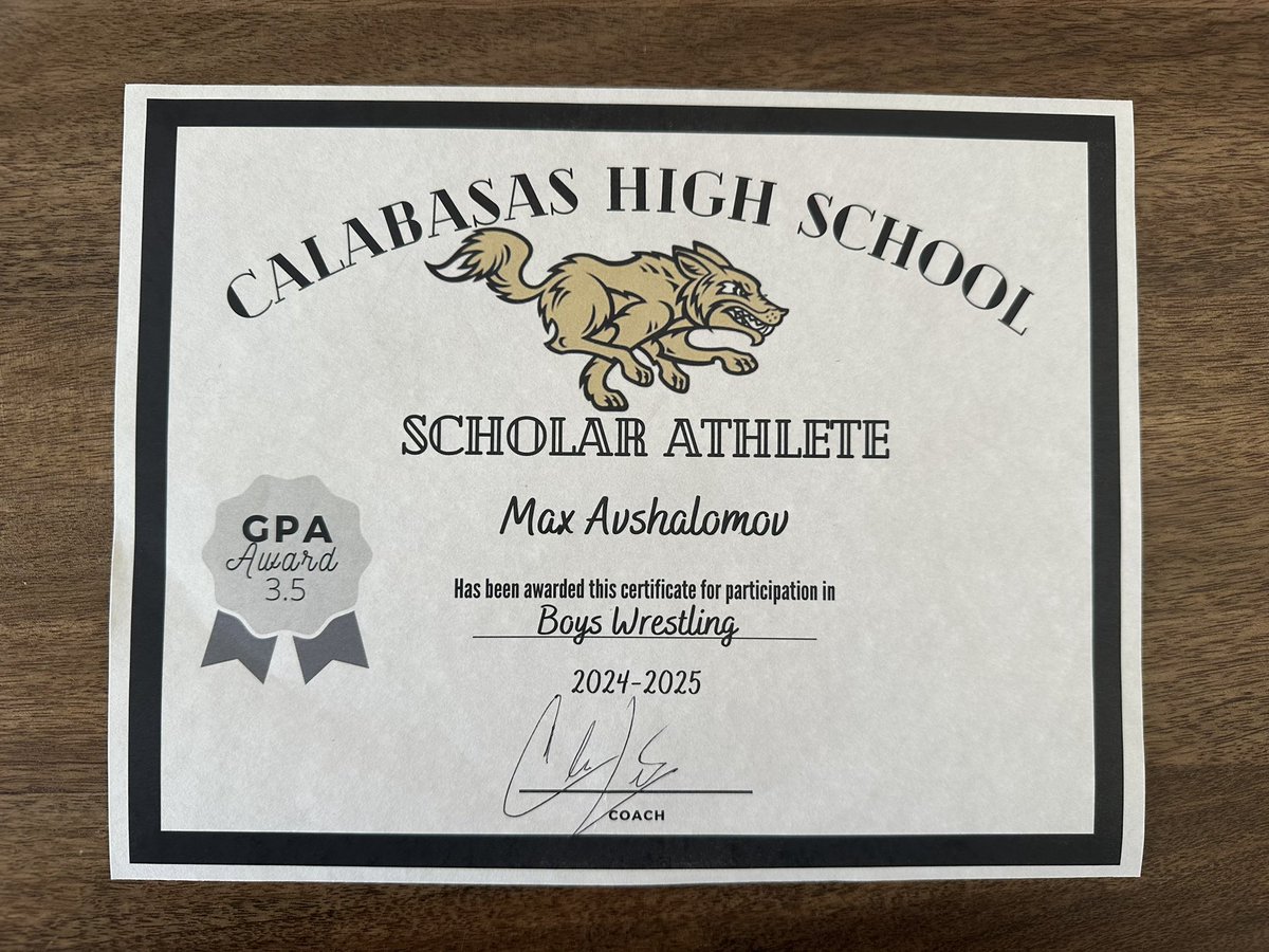 Max Avshalomov (@maxavsha) on Twitter photo Honored and grateful to be awarded the Scholar All American Award by the NWCA last night and earning the Scholar Athlete Award as-well! I maintain a 3.5 GPA while being a Multi Sport Varsity Athlete. 2026 LB/ATH
<a href="/coach_ru/">Rick Ulrich</a> <a href="/ChrisBergeski/">Chris Bergeski</a> <a href="/Sean_Reeder/">Sean Reeder</a> <a href="/CoachKikel/">James Kikel</a> <a href="/CoachJournell/">Tom Journell</a> Honored and grateful to be awarded the Scholar All American Award by the NWCA last night and earning the Scholar Athlete Award as-well! I maintain a 3.5 GPA while being a Multi Sport Varsity Athlete. 2026 LB/ATH
<a href="/coach_ru/">Rick Ulrich</a> <a href="/ChrisBergeski/">Chris Bergeski</a> <a href="/Sean_Reeder/">Sean Reeder</a> <a href="/CoachKikel/">James Kikel</a> <a href="/CoachJournell/">Tom Journell</a>