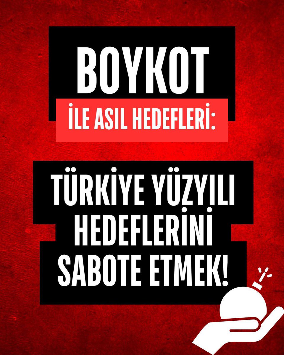 Boykot çağrılarıyla hedef alınan; emeğiyle üreten işçimiz, toprağını işleyen çiftçimiz, istihdam sağlayan girişimcimiz ve ülkemizin kalkınmasına katkı sunan herkestir!

Biz, emeğiyle büyüyen, üretimiyle güçlenen, birliğiyle yükselen bir milletiz. Türkiye’ye zarar vermeyi