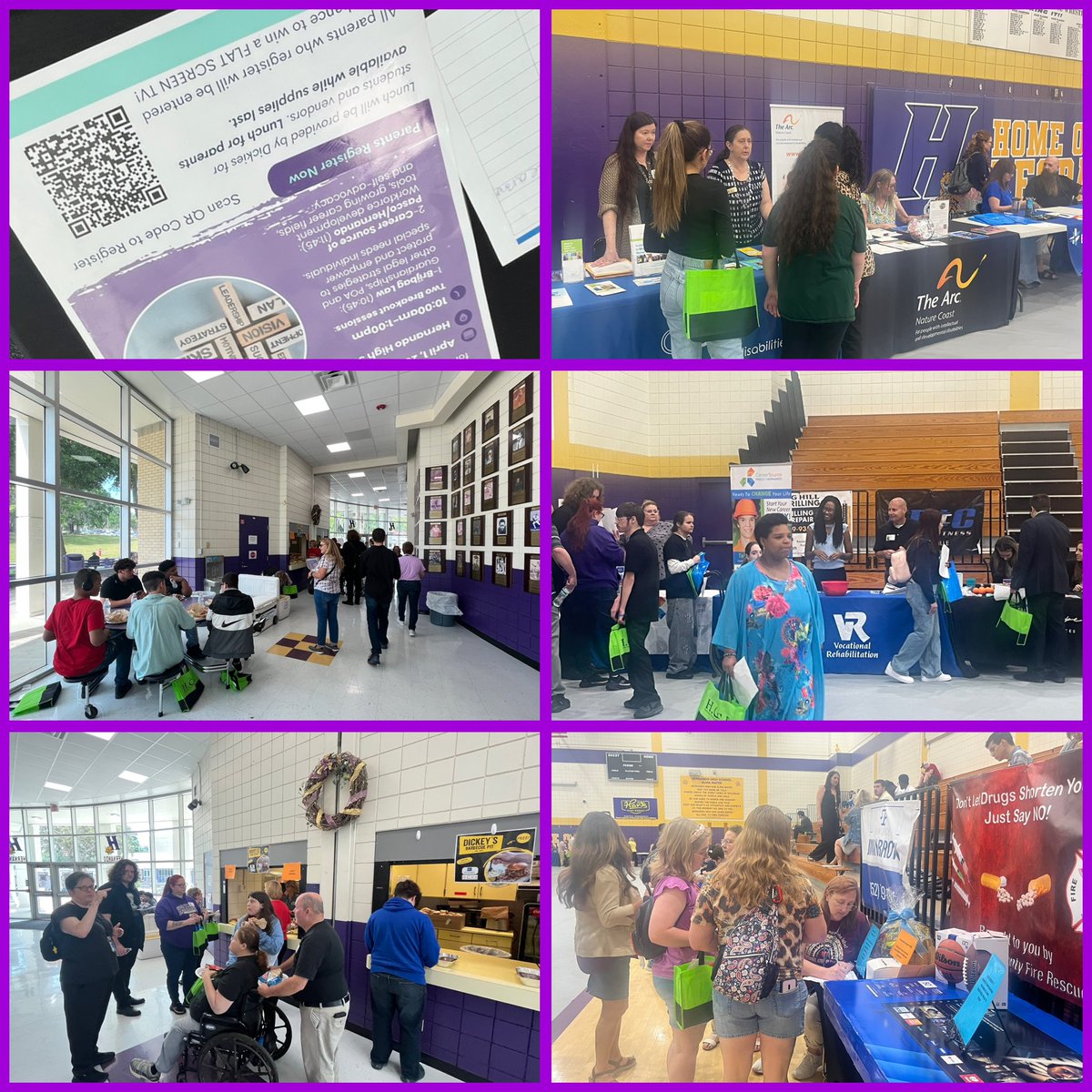Leopard_Admin's tweet image. Amazing turnout at this year’s Transitional Fair! Over 30 vendors provided resources on education, jobs, &amp;amp; support for students transitioning into adulthood. Huge thanks to Hernando School District ESE, teachers, &amp;amp; our community! #FutureReady #TransitionSuccess #CommunitySupport