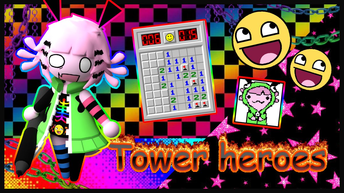 💜NEW TOWER HEROES UPDATEEEE 💛
is this the hardest map? idk you can play it i guess if you want but it might be pretty stressful. you get cool stuff for winning though! yay! \(^ω^\ )

#TowerHeroes #Roblox #RobloxDev