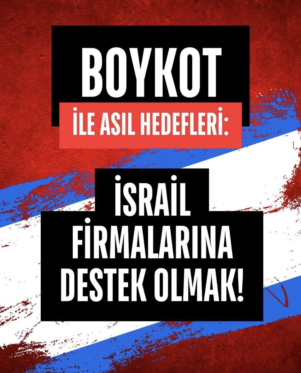 Bizde oldular ama hiç bizden olmadılar..!

Dün, Gazze soykırımını açıktan finanse eden markalara karşı alınan boykot kararlarını aşağılayanlar bugün milli markaları boykot girişimine yücelik atfederek destek talep ediyorlar..

#BoykotDeğilMilliZarar