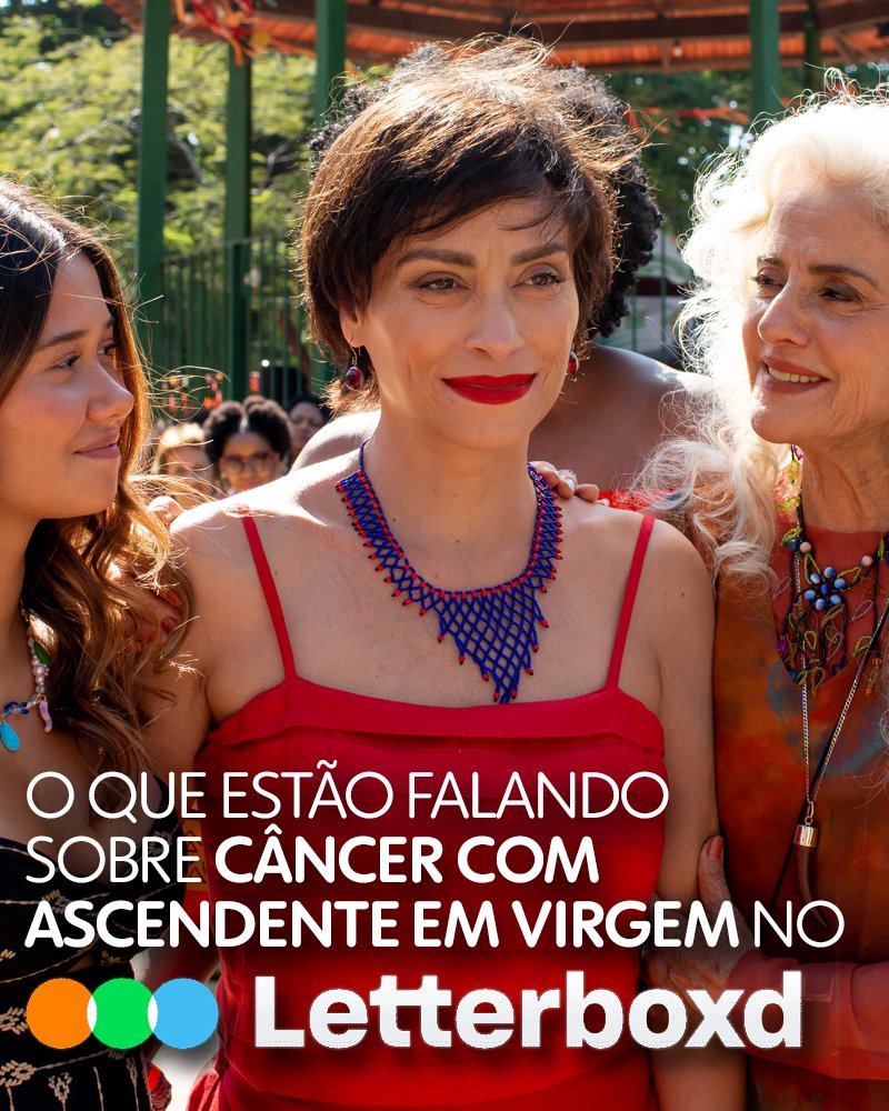“É uma homenagem à vida”! São lindos os elogios recebidos por #CâncerComAscendenteEmVirgem após seu primeiro fim de semana nos cinemas! 🩷

Em cartaz, o longa de Rosane Svartman conta a história de Clara (#SuziPires), uma professora que descobre um câncer de mama e passa por um