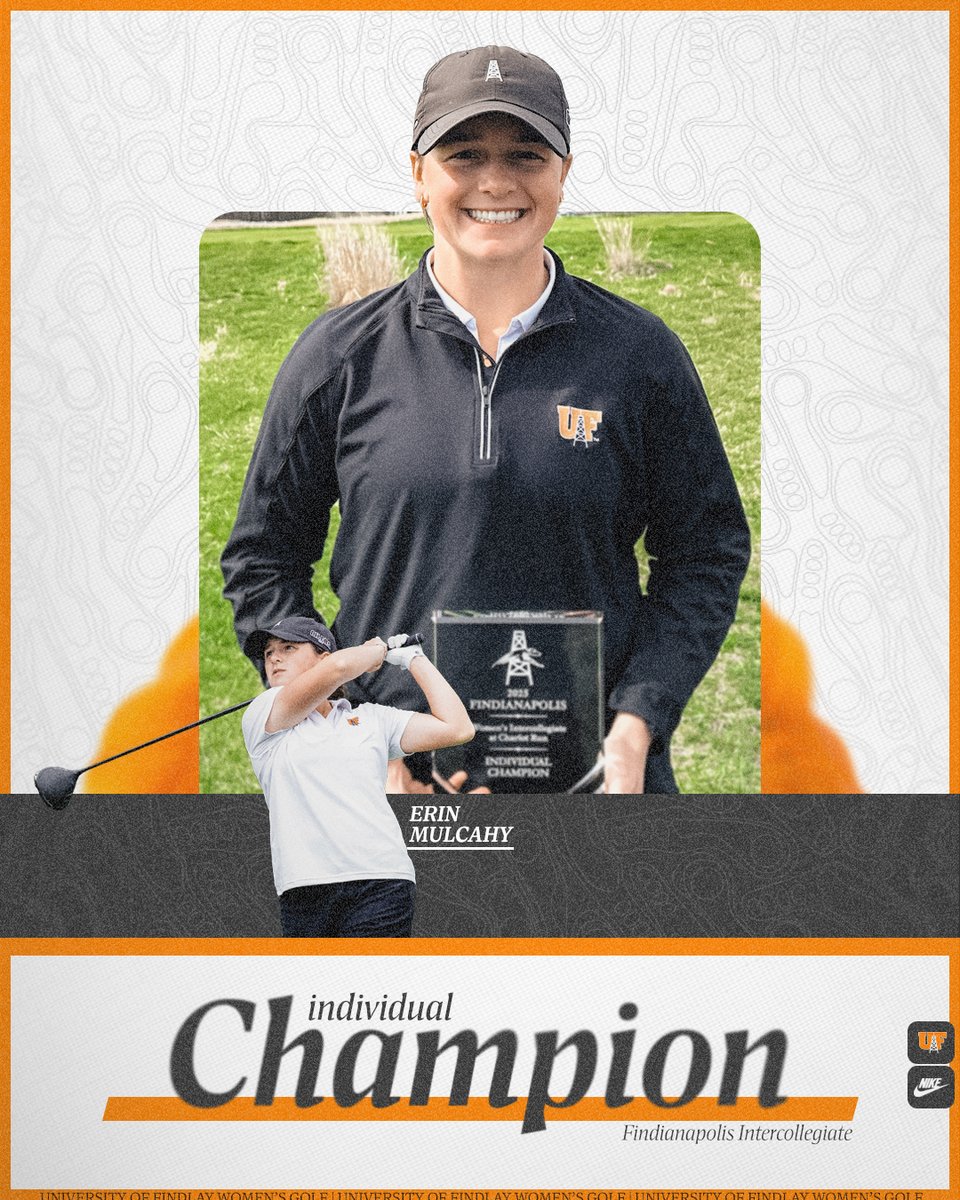 Findlay Oilers (@findlayoilers) on Twitter photo ๐๐ง๐๐ข๐ฏ๐ข๐๐ฎ๐๐ฅ ๐๐ก๐๐ฆ๐ฉ๐ข๐จ๐ง
Erin Mulcahy picked up her first career tournament win, wrapping up the Findianapolis Intercollegiate as the only player under par. She won going away, finishing five shots clear of the tournament runner-up.
#GoOilers | #BeGreat ๐๐ง๐๐ข๐ฏ๐ข๐๐ฎ๐๐ฅ ๐๐ก๐๐ฆ๐ฉ๐ข๐จ๐ง
Erin Mulcahy picked up her first career tournament win, wrapping up the Findianapolis Intercollegiate as the only player under par. She won going away, finishing five shots clear of the tournament runner-up.
#GoOilers | #BeGreat