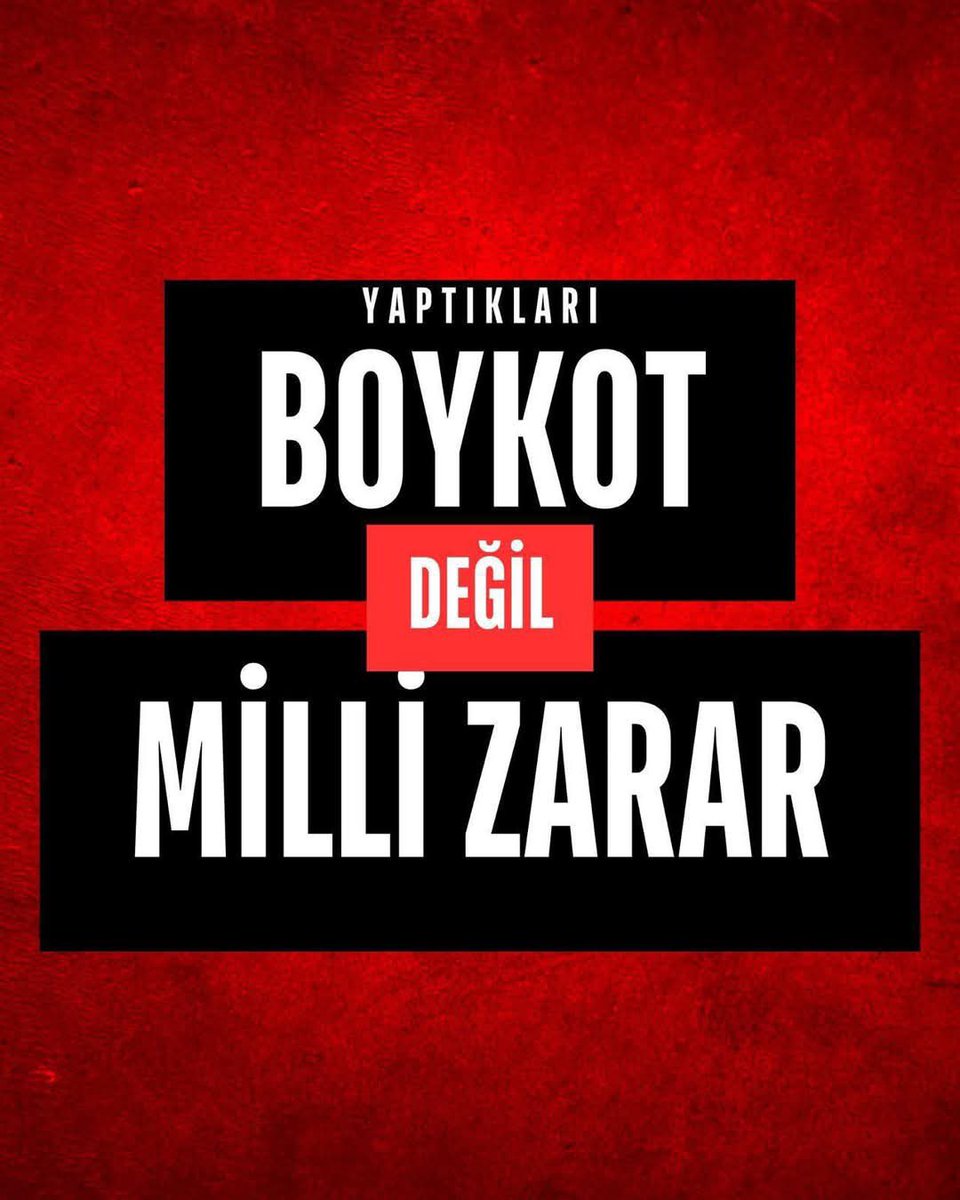 AvMBurakGUL's tweet photo. Amaç! #BoykotDeğilMilliZarar https://t.co/BBalDdPKsb