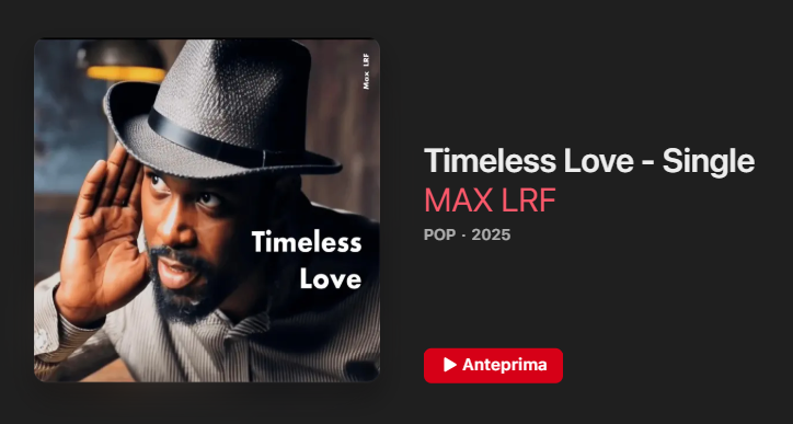 MaxLrf's tweet image. Timeless Love on Apple Music 
music.apple.com/it/album/timel…
#applemusic #timelesslove