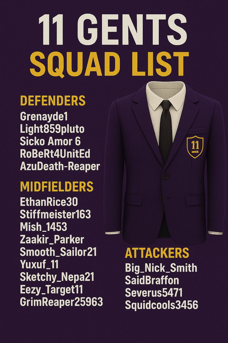 11 GENTS FC tweet media