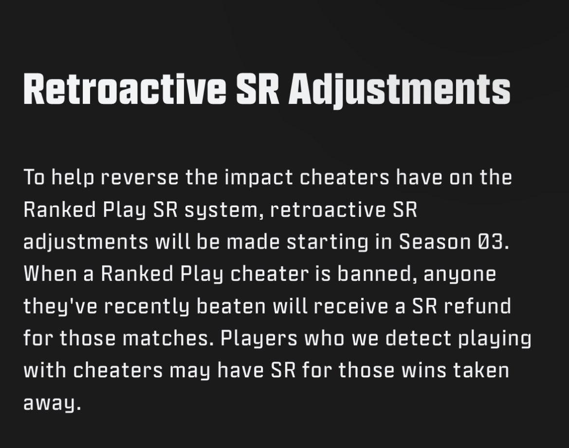 The SR regrain will be nice but, <a href="/CallofDuty/">Call of Duty</a> fix the anti-cheat