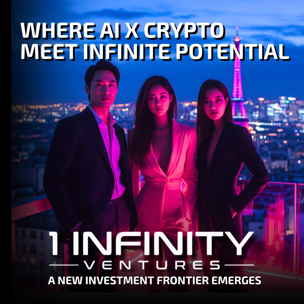 Tabbyjo's tweet photo. The $17T AI market &amp; $3T crypto economy have evolved separately—until now. 1infinity Ventures is positioned at this unprecedented convergence.  #AI #Crypto #DefyConvention #DEFI #AIRevolution #AIInvesting #XRPL #Bitcoin #Solana #Telcoin #IBF123 #Ripple #Stellar $XLM #CRO https://t.co/iZSBw4tVdM