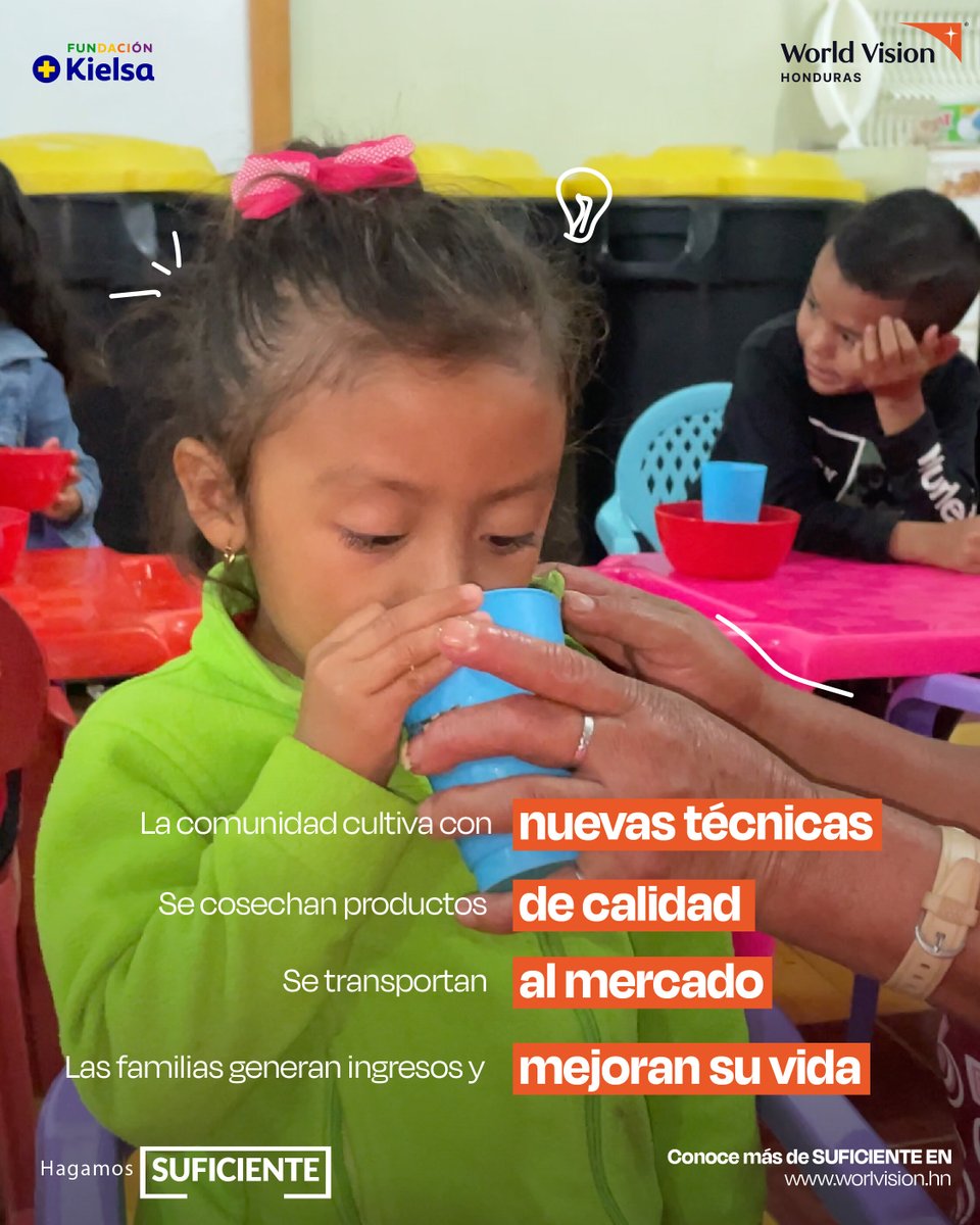 WorldVisionHN's tweet photo. En Zacate Blanco, 210 familias han aprendido a cultivar su propio futuro con huertos sostenibles. Gracias a la alianza con Fundación Kielsa, ahora tienen alimentos nutritivos en su mesa.
Conoce más sobre esta alianza en https://t.co/j0ZUwwEjBX
#DiSUFICIENTE #WorldVisionHn https://t.co/wJTkjugD5t