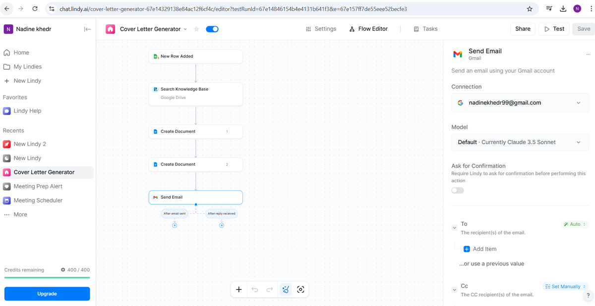 Observe61128581's tweet photo. AI Starter Kit course: 
 Worked with Lindy, to build an AI agent to work as a job Automation Helper.
  #ALX_AI #Lindy https://t.co/5JUndpRVrO